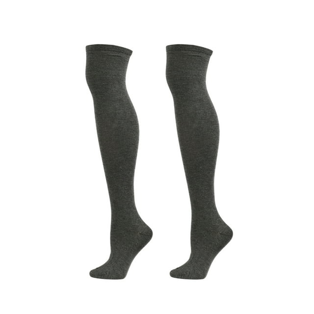 Mialoley Men Football Socks, Knitting Solid Color Knee-High Tube Elastic Sports Adult Male Long Socks