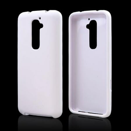 LG Optimus G2 Case, [White] Slim & Protective Rubberized Matte Finish Snap-on Hard Polycarbonate Plastic Case