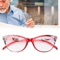 thumbnail image 4 of Gafas de lectura Moda Unisex Hombres Mujeres Gafas de lectura con lentes transparentes ligeras (+200 rojo), 4 of 12