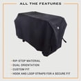 thumbnail image 6 of Oklahoma Joe's Black Prep/Storage Cart Cover, 6 of 7