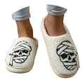 thumbnail image 3 of Gaexia Cozy Halloween Themed Women's Slippers For Winter Warm Fuzzy Indoor Outdoor Comfortable Footwear With Cute Design, 3 of 7