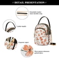 thumbnail image 4 of FORMRS Crossbody Bag for Women Quilted Travel Shoulder Cell Phone Purse with Chain Strap Handbag, Small Floral Blooms, 4 of 7