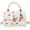 White, variant on Sweet Crossbody Bag Fashion Cherry Print Top-Handle Handbag Ladies Shoulder Bag Women Sling Clutch Purse