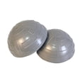 thumbnail image 2 of Ethern 2 Pieces Half Balance Balls Pilates Dynamic Workout Versatile Women Home Gym Gray, 2 of 9
