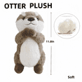 thumbnail image 3 of Simulate Sea Otter Stuffed Animal - Realistic  Otter Plush Toy -Cute Home Decor Gift -11.8inches, 3 of 10