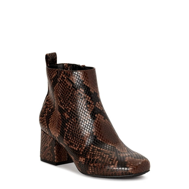 time and tru western bootie
