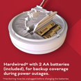 Kidde Hardwired Smoke & Carbon Monoxide Detector, AA Battery Backup