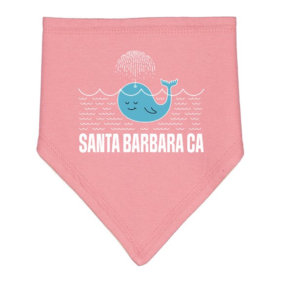 Inktastic Santa Barbara California Beach Vacation Baby Bandana Bib
