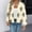 #39-Beige, variant on Heisall Womens Coat Autumn Winter Fashion Casual Print Pocket Waffle Zipper Long Sleeve Hoodless Casual Jacket