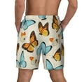 thumbnail image 4 of Balery Butterflies Mens Swim Trunks Swim Shorts for Men Quick Dry Inseam Beach Shorts with Compression Liner Pocket-Medium, 4 of 9