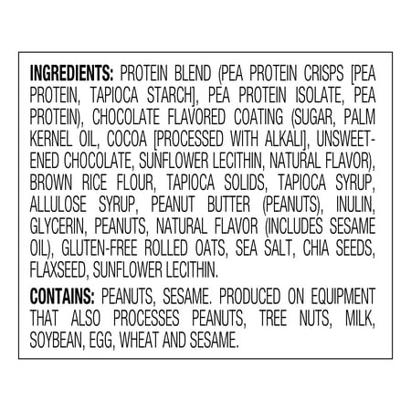 Tone It Up Plant Based Protein Bars, Chocolate Peanut Butter, 10g Protein, 4 Count