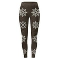 thumbnail image 4 of WILLBEST Leggings de Yoga de Cintura Alta con Estampado de Copos de Nieve Navideños para Mujer, Mallas Elásticas para Entrenamiento Deportivo para Correr Y Fitness Mediana, 4 of 4