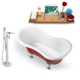 thumbnail image 5 of Tub, Faucet and Tray Set Streamline 62" Clawfoot NH1020WH-100, 5 of 7