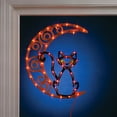 thumbnail image 1 of Impact Innovations Halloween Lighted Ornamental Silhouette 14x17 - Cat on Moon, 1 of 2