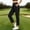 Black women high waisted trousers with pockets a1, variant on Cagogo Women Straight High Waisted Trousers with Pockets Solid Casual Ankle Pants Regular Fit Travel Work Lounge Office Trousers for Women, Black 2XL