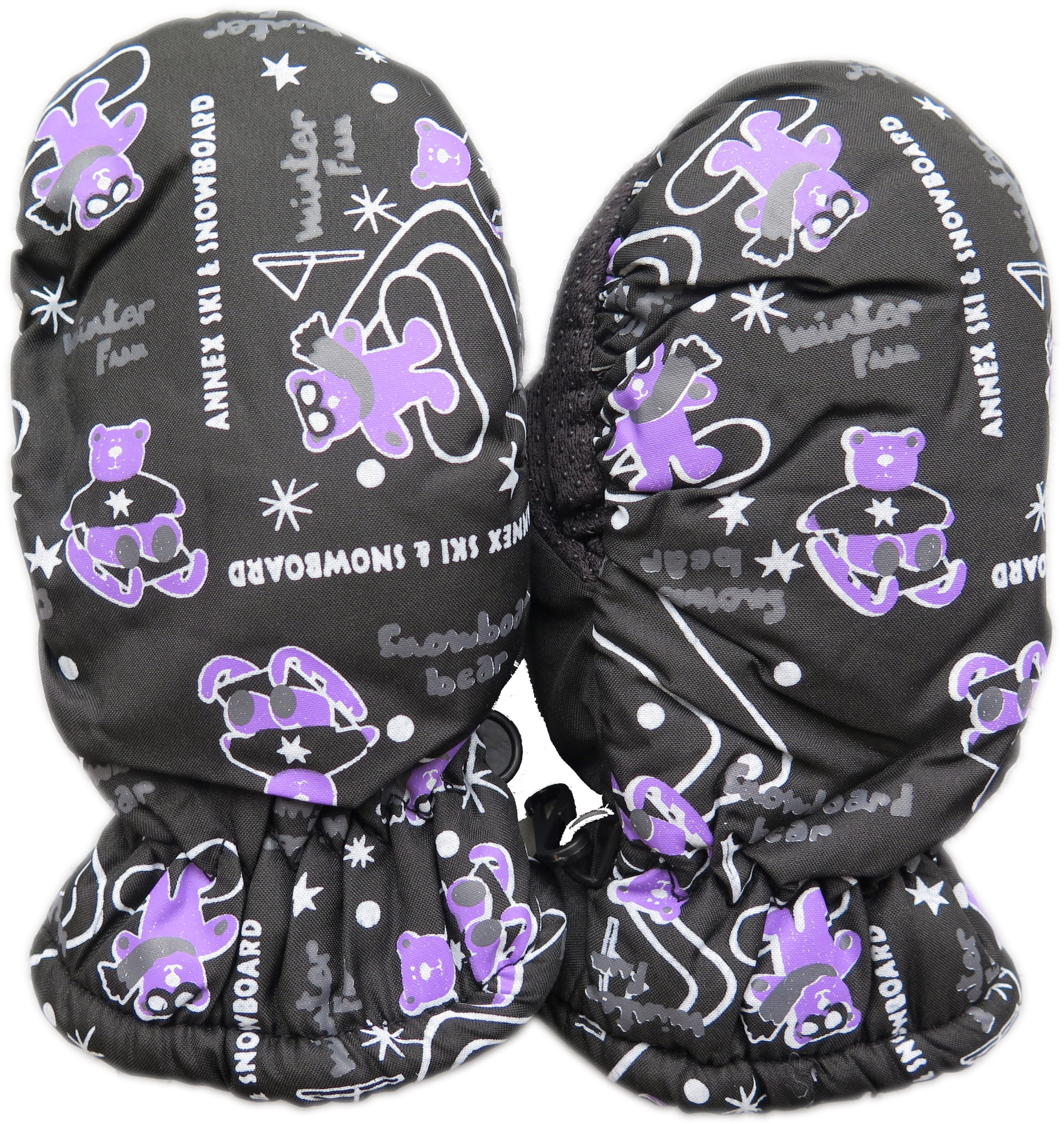 Magg Kids Toddlers Fleece Lined Winter Snow Glove Waterproof Mittens