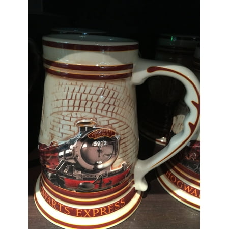 Universal Studios Harry Potter Hogwarts Express Train Stein Ceramic Mug ...