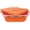 Orange, variant on Drip EZ Collapsible BBQ Prep Tub With Lid - Food Storage Container - 1 XL, Orange — Home & Garage Storage, Stackable Design
