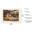 thumbnail image 2 of Hula Girls Hawaii - Vintage B&W Historical Photograph c.1930 - Fine Art Rolled Canvas Print (Unframed) 27in x 40in, 2 of 4