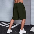 thumbnail image 4 of Men's Casual Shorts Drawstring Summer Beach Stretch Golf Shorts with Pockets, 4 of 5