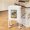 Sunflower, variant on 23L Art Decor Trash Can with Wheels, Press-to-Open Lid, Tall Standing Garbage Bin with Lockable Casters, Metal Basket for Kitchen, Living Room, Bedroom, Cream White