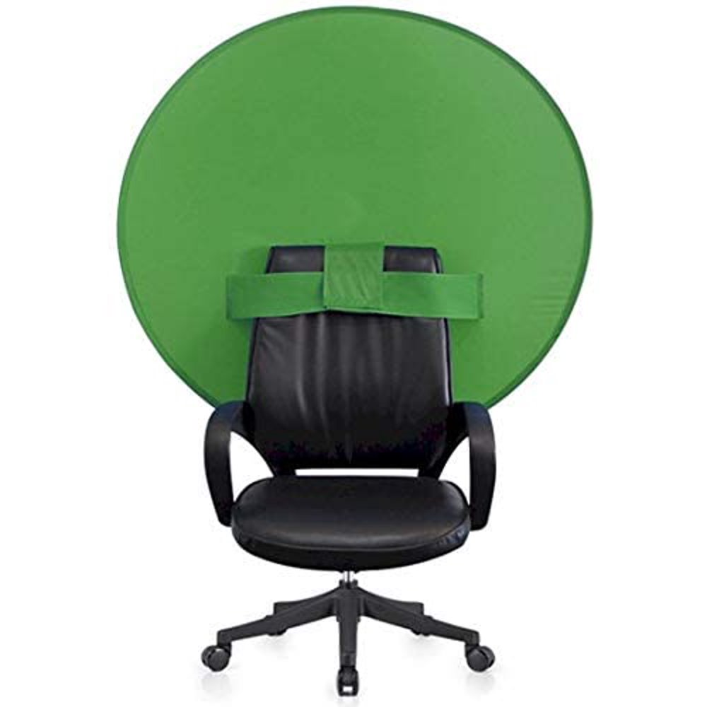 Zoom Screen Office Chair Green Screen for Video Calls