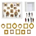 thumbnail image 3 of DIY Mini Museum Silhouette Box - Creative Paper-Cut Silhouette Mini Display Frame for Handmade Craft Project, Unique Desktop Ornament for Home Office Wall & Tabletop Art Decorative Gift, Yellow, 3 of 9