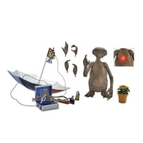 E.T. 40th Anniversary - 7" Scale Action Figure - Ultimate Deluxe E.T. w LED Chest and “Phone Home” Communicator