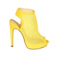 thumbnail image 2 of New Women Liliana Trista-24 PU Mesh Peep Toe Platform Stiletto Ankle Bootie, 2 of 6