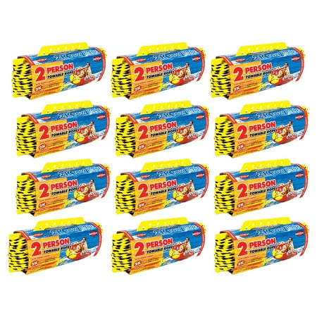 Airhead SPORTSSTUFF Towable Tube 2-Person 60-foot Tow Rope, 2375lbs (12 Pack)