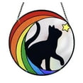 thumbnail image 5 of Tnobhg Pet Memorial Pendant Bright Color Fade-resistant Dog Memorial Suncatcher Meaningful Hanging Ornament Pet Supplies, 5 of 8