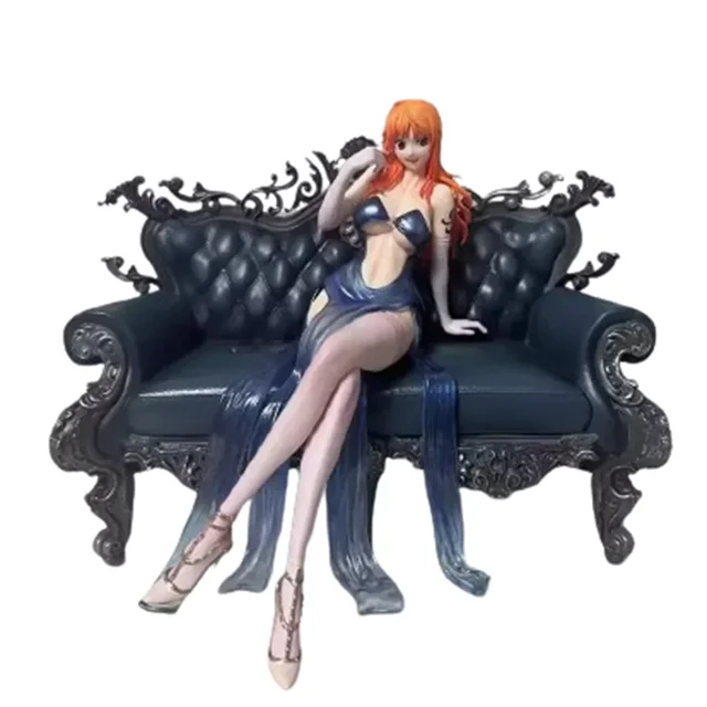 Figura de One Piece Boa Hancock Nico Robin Suit Thug Series Estatua de PVC Figuras de acción de anime Modelo coleccionable Juguete de moda Regalo para niños Muñeca