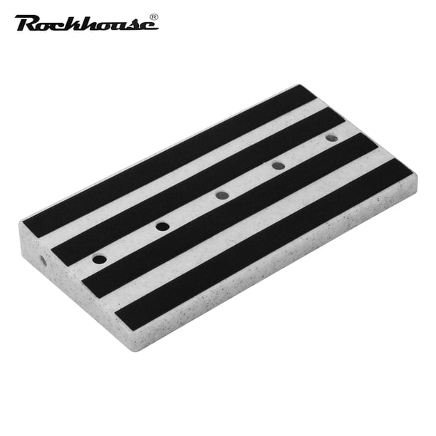 Placa de pedal de efectos Rockhouse RPB-2 Tablero de pedal de efecto de guitarra portátil grande Plástico de ingeniería liviano con cintas de enlace Rockhouse Placa de pedal de efectos