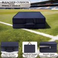 thumbnail image 3 of Stadium Seat Cushion 3.15 Inches Thick Portable with Handle Bleacher Cushions for Indoor Outdoor Events Waterproof Chair Pad, 3 of 8