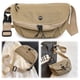 thumbnail image 3 of Riñonera para Mujer Y Hombre Con Correa Ajustable Bolso Pecho Sólido Nailon (caqui), 3 of 5
