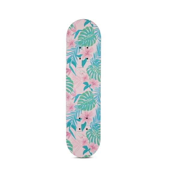 Justice Coastline Classics Pink Skateboard with Glitter Deck & Light-Up Wheels