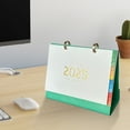 2025 Premium Leather Desk Calendar Stylish Notebook Design for