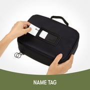 ZIPIT Grillz Lunch Bag, Black Insulated Lunch Box