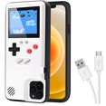 thumbnail image 1 of DIKKAR Game Case for iPhone, Retro Protective Case with Own Power Supply, 36 Small Games, Colour Display, Video Game Case for iPhone 12/12 Pro (White), 1 of 4