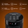 thumbnail image 5 of Behome Space Heater with Remote, 1500W Portable Electric Heater with Thermostat & Timer, & 5 Modes, Indoor Small Heater for Bedroom, Office and Indoor, 5 of 8