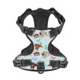 thumbnail image 4 of Picia Cute Pug Dogs No-Pull Dog Harness Reflective Front Clip Vest with Handle,Step-in Air Dog Harness,Adjustable 2 Metal Rings 4 Buckles,Easy to Put on & Take Off Large, 4 of 9