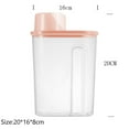 thumbnail image 2 of IMossad Rice Storage Container, Dry Food Airtight Container, Pet Dog Cat Food Canister, BPA Free Clear Plastic Kitchen and Pantry Organization Bin for, Grain, Cereal, Flour, 2 of 5