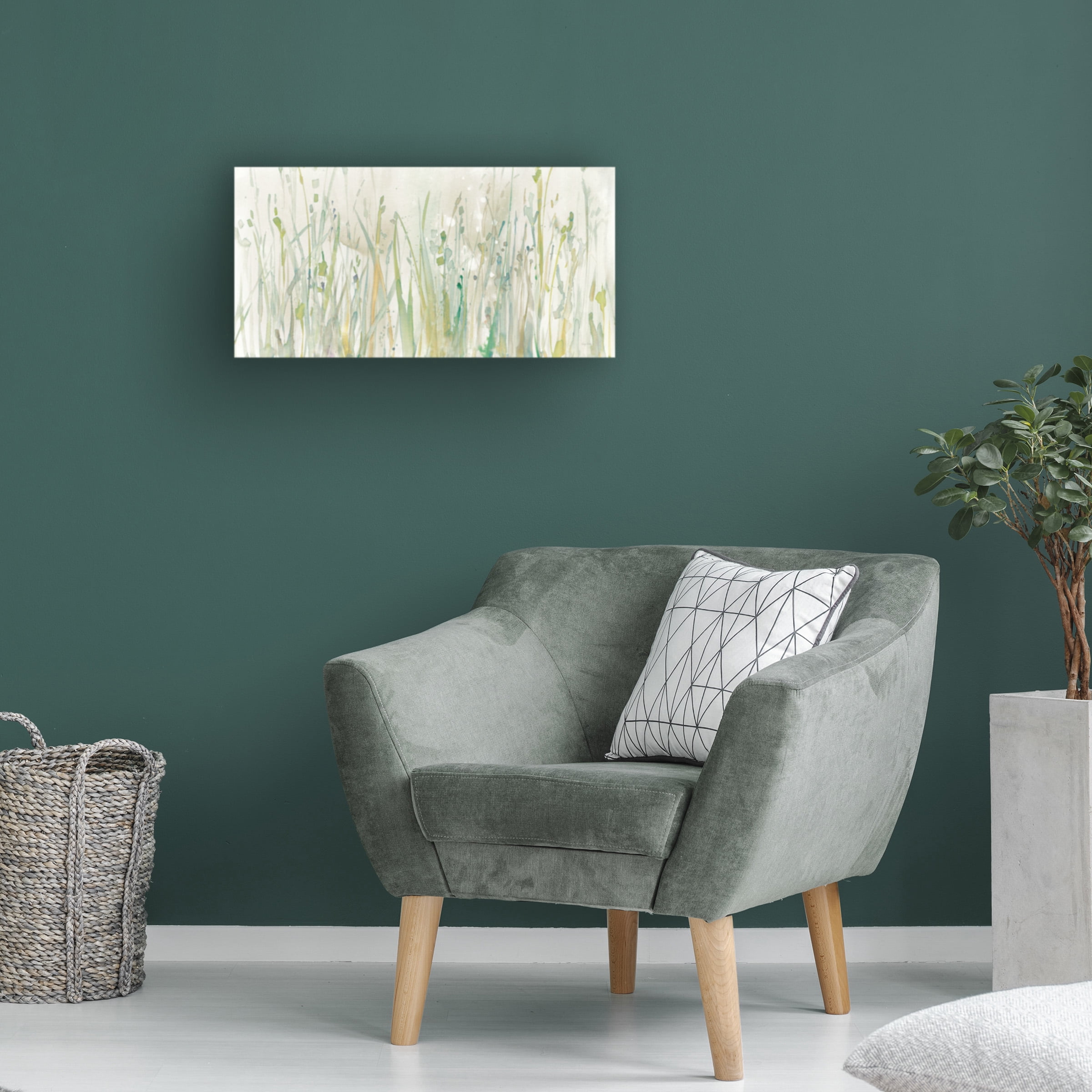Avery Tillmon 'Autumn Grass Green' Canvas Art