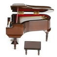 thumbnail image 4 of Modèle de Piano Miniature, Piano en Bois pour Maison de Poupée, 4 of 7