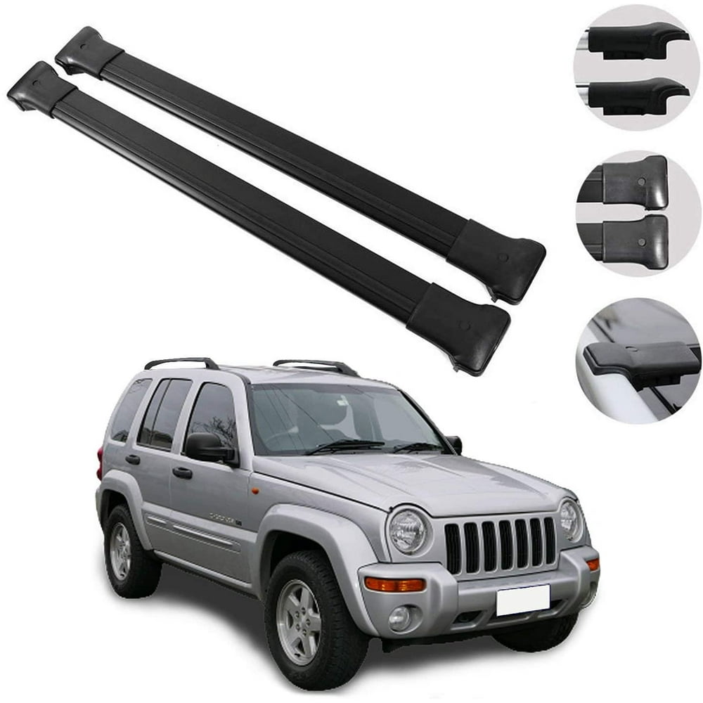 Roof Rack Crossbars Fits Jeep Liberty KJ 20022007 Luggage Kayak Cargo