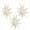 White, variant on KOYPTL 3 Pcs Christmas Paper Star Lights,Glowing 9 Pointed Star Delicate and Sturdy,Christmas Hanging Ornament for Xmas Tree,Christmas Decorations for Wall Holiday Party Home Decor Red