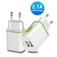 thumbnail image 1 of SPRING PARK Mini Portable Dual USB Ports LED Indicator Fast Charging Charger for Phone, 1 of 7