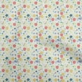 thumbnail image 1 of oneOone Silk Tabby White Fabric Asian Retro Floral Craft Projects Decor Fabric Printed By The Yard 42 Inch Wide, 1 of 4