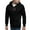 Black, variant on BFHHYA Boys Zip-Up Hooded Jacket Light Fleece Long Sleeve Athletic Sweatshirt Casual Outerwear with Zip Pockets, for After-School Activities (5-15Y)