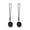 Black 2pc, variant on Global Smart Tracker, Compatible with Apple Find My (iOS Only), Bluetooth Item Locator for Keys, Pets, and Luggage, Waterproof GPS Alternative Tracking Device